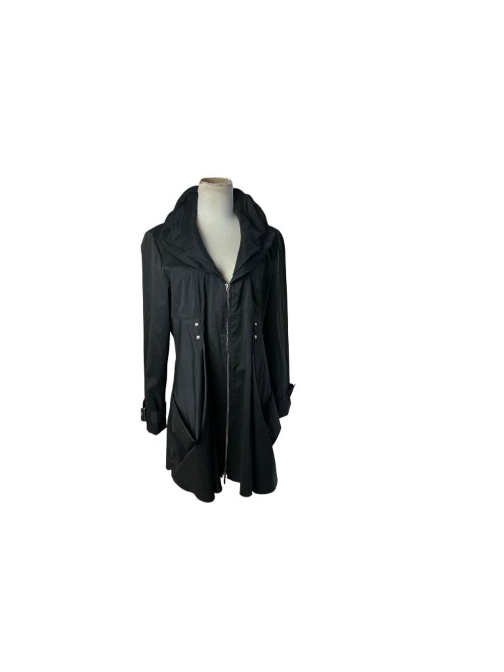 Joseph Ribkoff Black Draped Open Front Cardigan Jacket SA 12